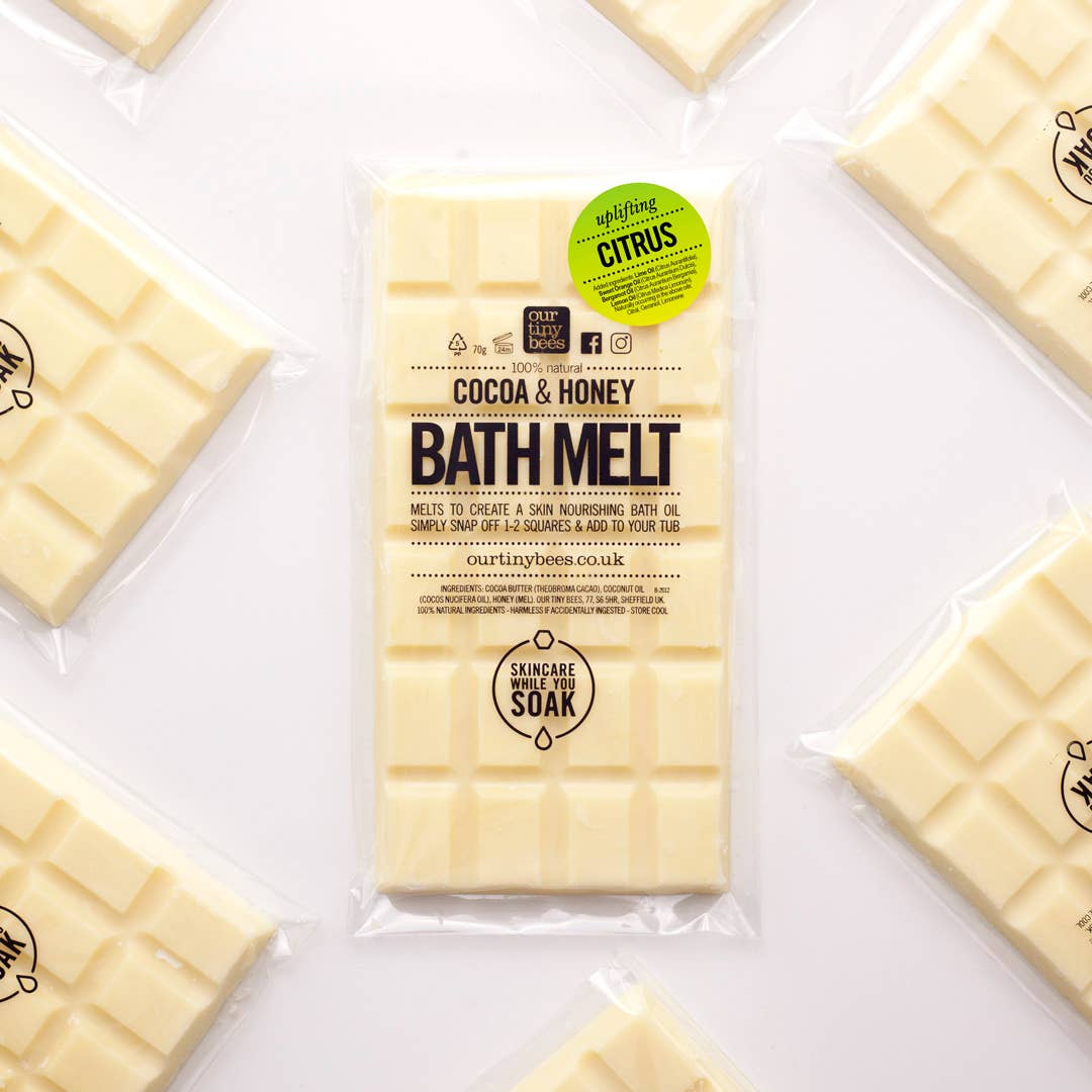 Citrus Bath Melt / 100% Natural / Eco Friendly