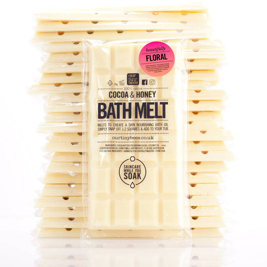 Floral Bath Melt / Ylang-Ylang & Lemon / 100% Natural / Eco Friendly