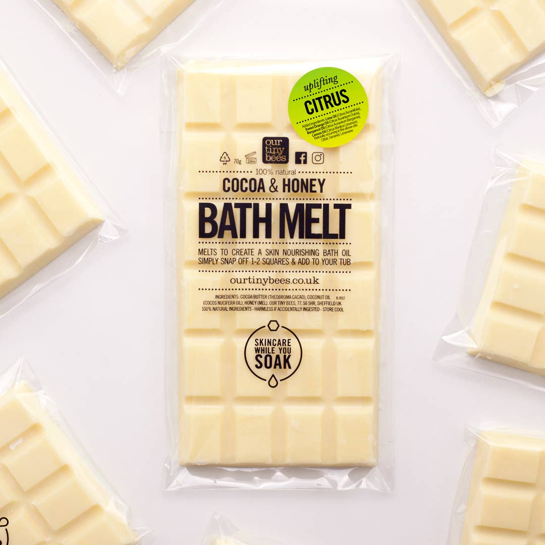 Citrus Bath Melt / 100% Natural / Eco Friendly
