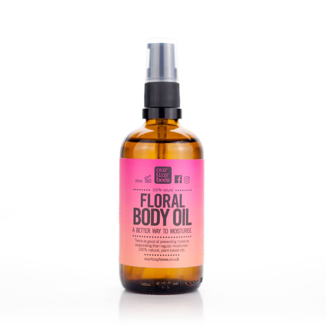 Floral Body Oil / Ylang Ylang & Lemon / 100% Natural / Eco Friendly