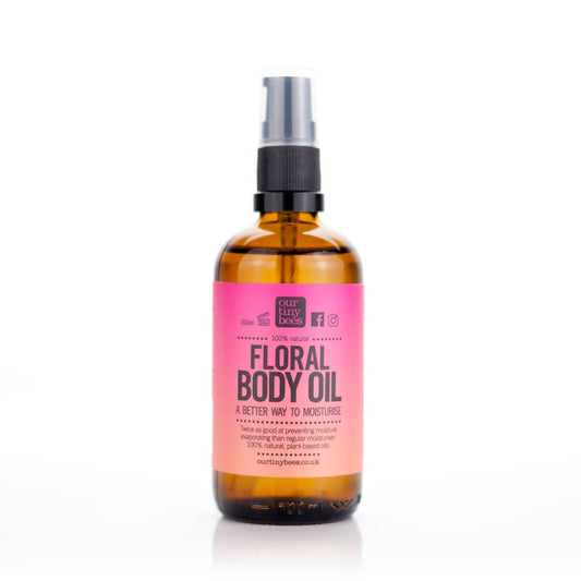 Floral Body Oil / Ylang Ylang & Lemon / 100% Natural / Eco Friendly